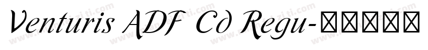 Venturis ADF Cd Regu字体转换